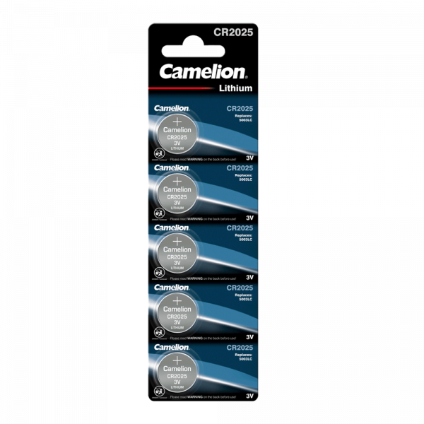 Camelion Lithium knoopcel 3V 0.15Ah Horloge batterij, Autosleutel batterij CR2025