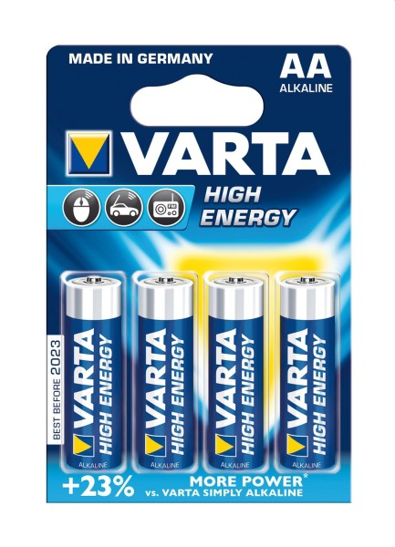 Varta AA batterij 4906121414 4stuk(s) 1.5V 2.96Ah