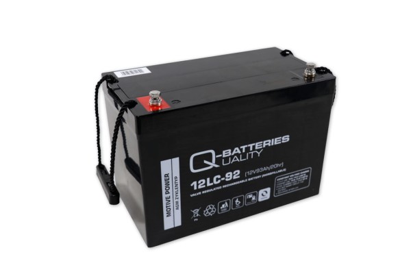 Q-Batteries 12LC-92 LC 12V 93Ah AGM