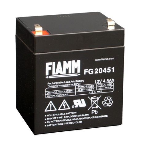 Fiamm FG20451 FG 12V 4.5Ah AGM