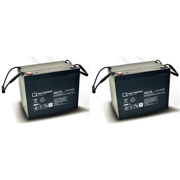 Q-Batteries 12LC-75 LC 24V 77Ah AGM