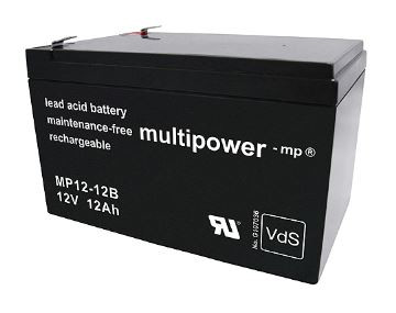 Multipower MP12-12B MP 12V 12Ah AGM