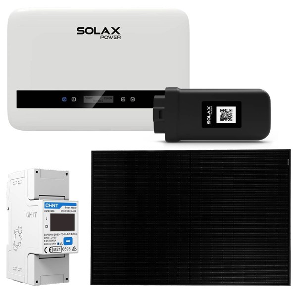 SolaX 2,5kWp mini PV-systeem met X1 Boost 2,5kW en 2400W zonnepanelen incl. WiFi