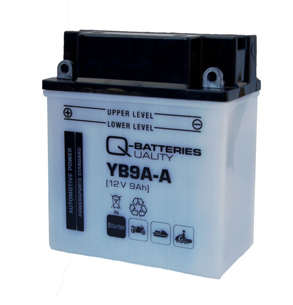 Q-Batteries Motoraccu YB9A-A 50913 12V 9 Ah 130A