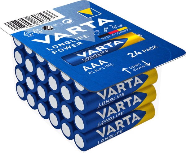 VARTA Longlife Power Micro AAA batterij 4703 LR03 Big Box (24er)
