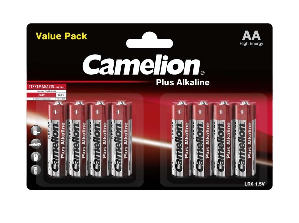 Camelion AA batterij 4+4LR6 8stuk(s) 1.5 2.8Ah