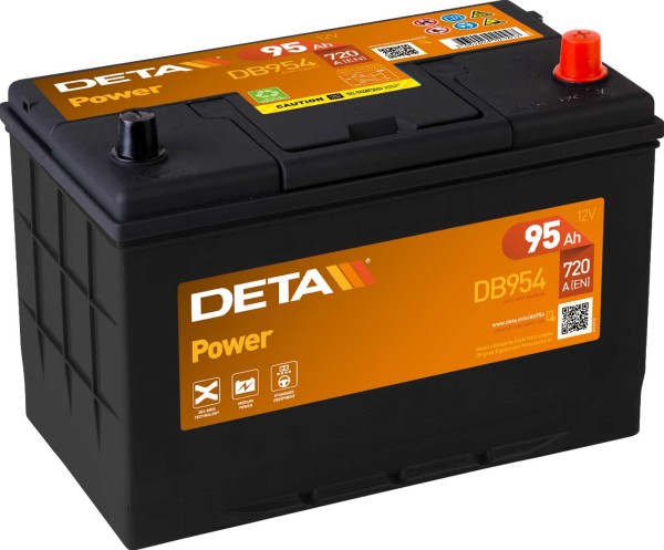DETA DB954 Power 12V 95Ah 720A auto accu