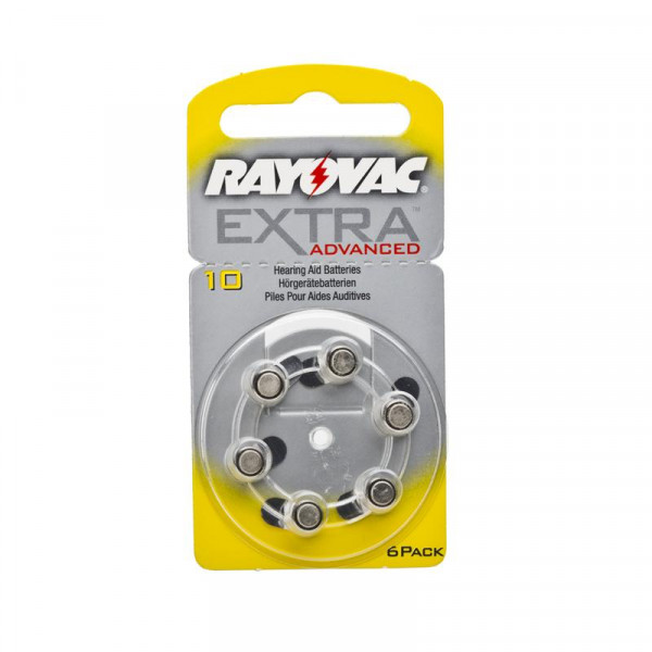 Rayovac Knoopcel batterij 10 PR70 6stuk(s) 1.4V 0.105Ah