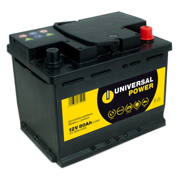 Universal Power UPA12-80 W UPA 12V 80Ah Zuur