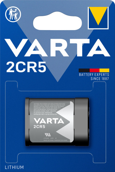 Varta Foto batterij 2CR5 1stuk(s) 6V 1.6Ah