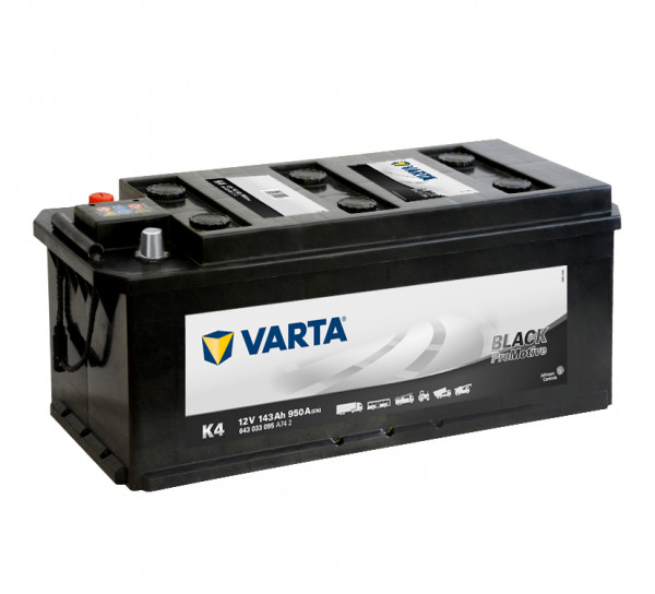 VARTA Promotive BLACK 643 033 095 A742 K4 12Volt 143 Ah 950A/EN start accu