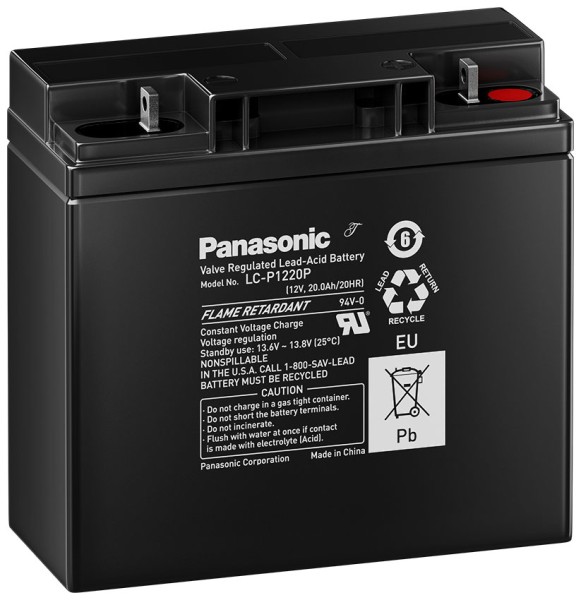 Panasonic LC-X1220P LC-X 12V 20Ah AGM