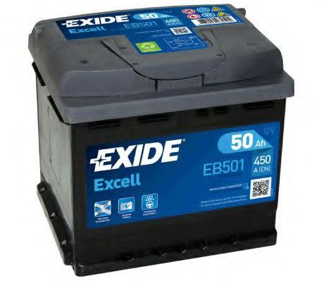 Exide EB501 Excell 12V 50Ah Zuur