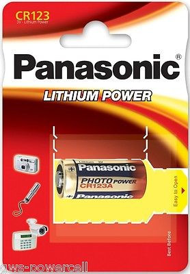 Panasonic CR123A batterij CR123A 1stuk(s) 3V 1.4Ah
