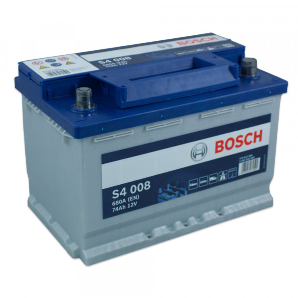 Bosch S4 008 12V 74Ah Zuur 0092S40080