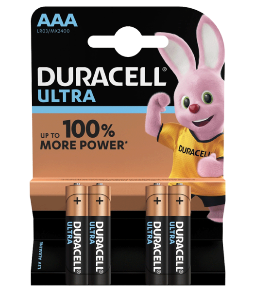 Duracell AAA batterij MX2400 4stuk(s) 1,5V