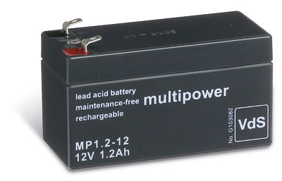 Multipower MP1.2-12 MP 12V 1.2Ah AGM