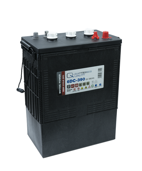 Q-Batteries 6DC-390 6V 390Ah Deep Cycle tractiebatterij