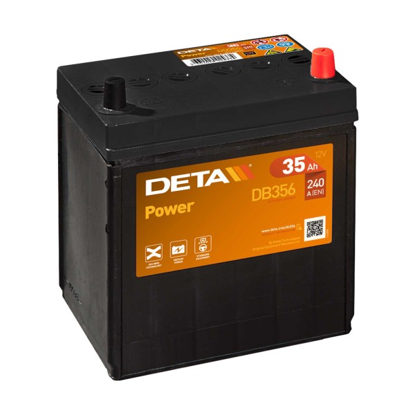 DETA DB356 Power 12V 35Ah 240A Autobatterie