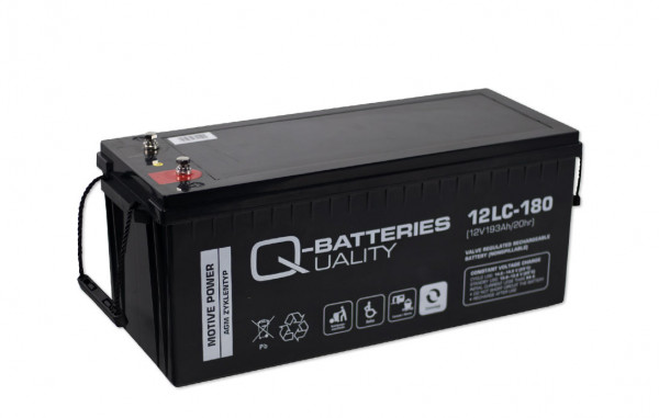 Q-Batteries 12LC-180 LC 12V 193Ah AGM
