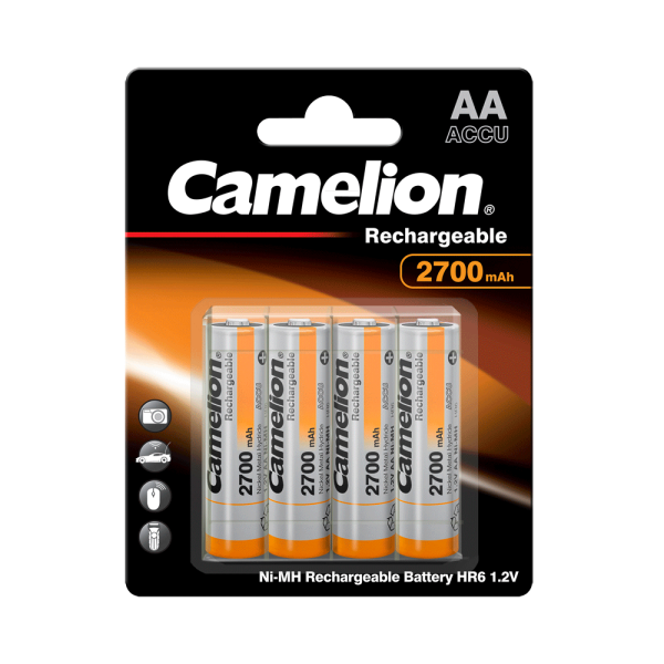 Camelion AA batterij AA2700BP4 4stuk(s) 1.2V 2.7Ah