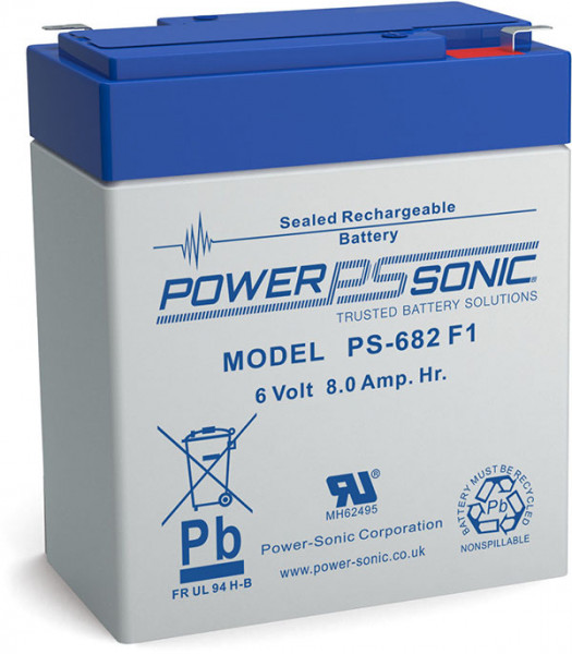 Powersonic PS-682 PS 6V 8Ah AGM