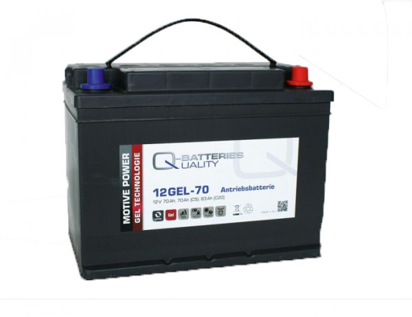Q-Batteries 12GEL-70 GEL 12V 70Ah Gel