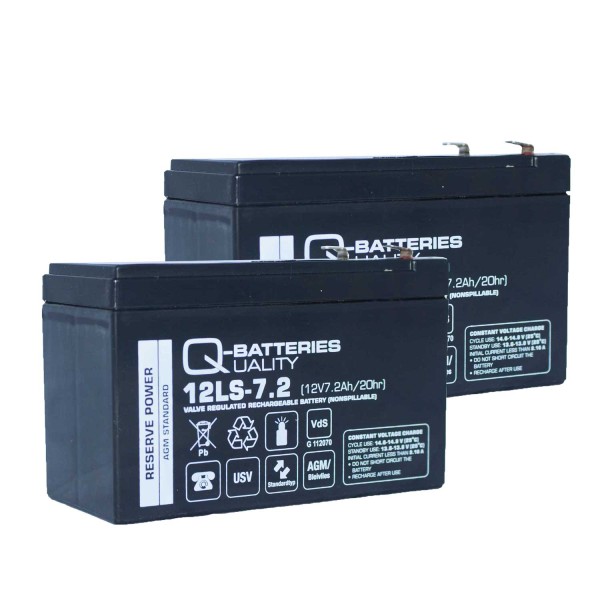 Q-Batteries 12LS-7.2 LS 24V 7.2Ah AGM