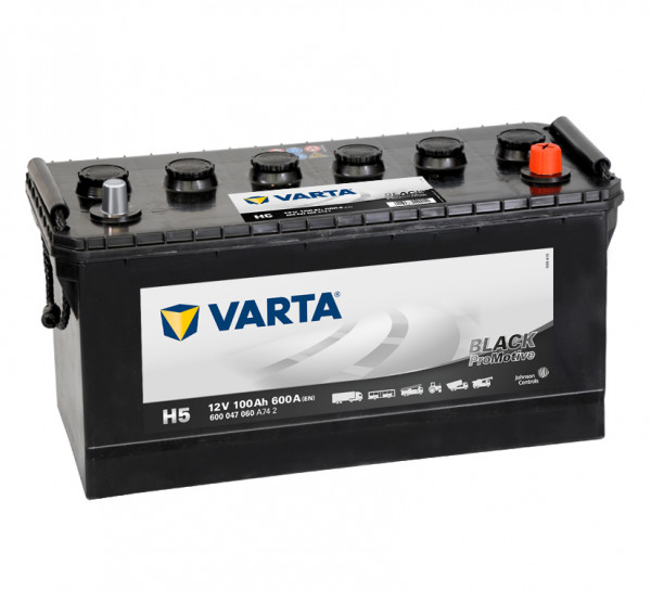 VARTA Promotive BLACK 600 047 060 A742 H5 12Volt 100 Ah 600A/EN start accu