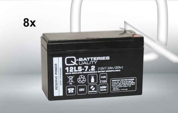 Q-Batteries 12LS7.2 LS 12V 7.2Ah AGM