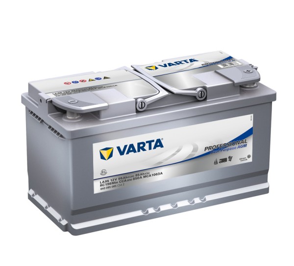 Varta LA95 Professional Dual Purpose 12V 95Ah AGM 840095085C542