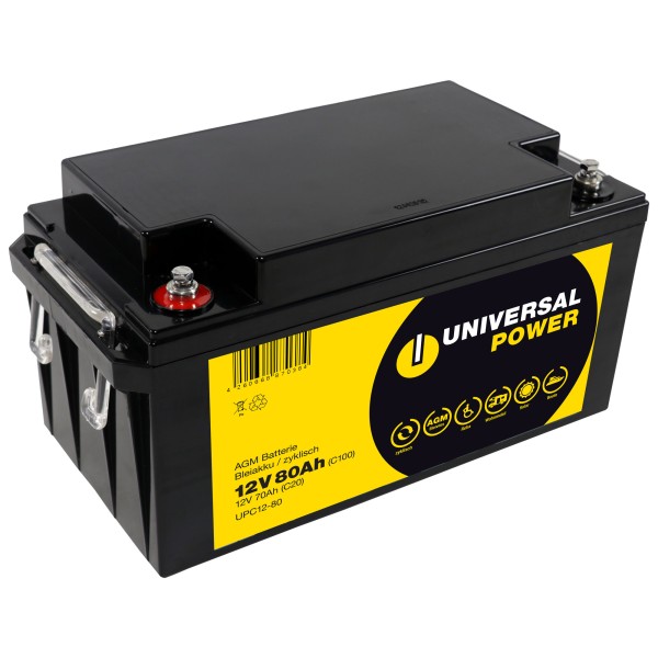 Universal Power UPC12-80 UPC 12V 67Ah AGM