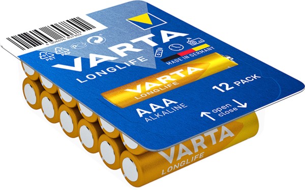 VARTA Longlife Micro AAA batterij 4703 LR03 Big Box (12er)