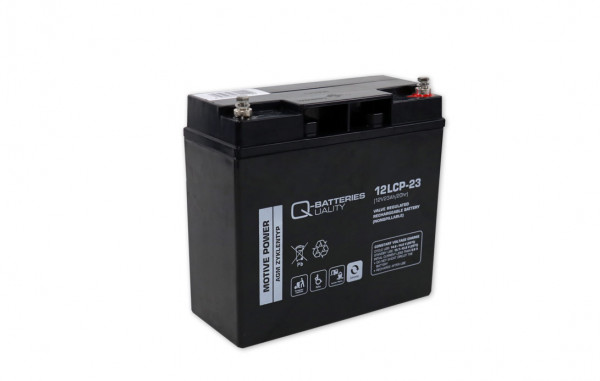 Q-Batteries 12LCP-23-M5 LCP 12V 23Ah AGM