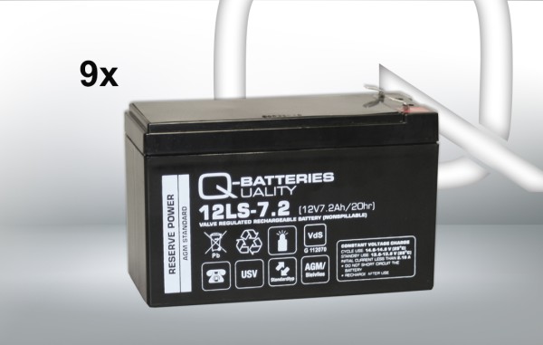 Q-Batteries 12LS7.2 LS 12V 7.2Ah AGM