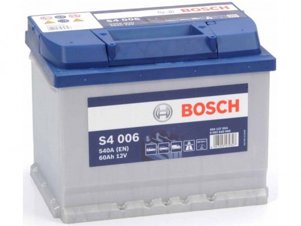 Bosch S4 006 12V 60Ah Zuur 0092S40060
