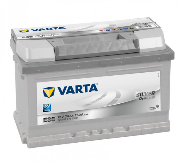 Varta E38 Silver Dynamic 12V 74Ah Zuur 5744020753162