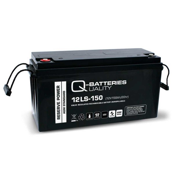Q-Batteries 12LS-150 LS 12V 158Ah AGM