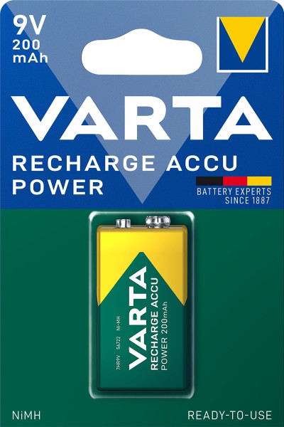Varta 9V batterij 56722101401 1stuk(s) 9V 0.2Ah
