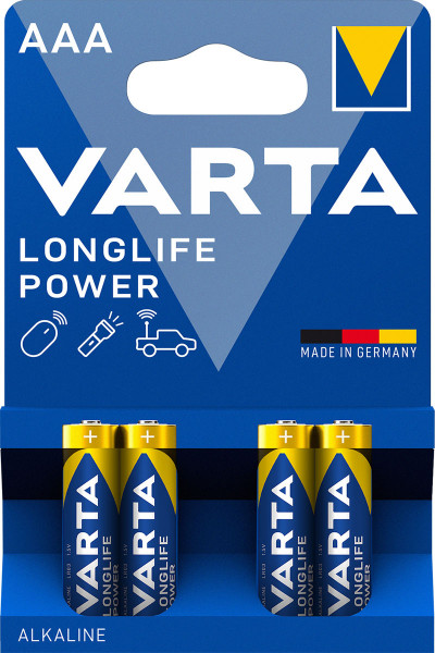 Varta AAA batterij LR03 4stuk(s) 1.5V 1.26Ah