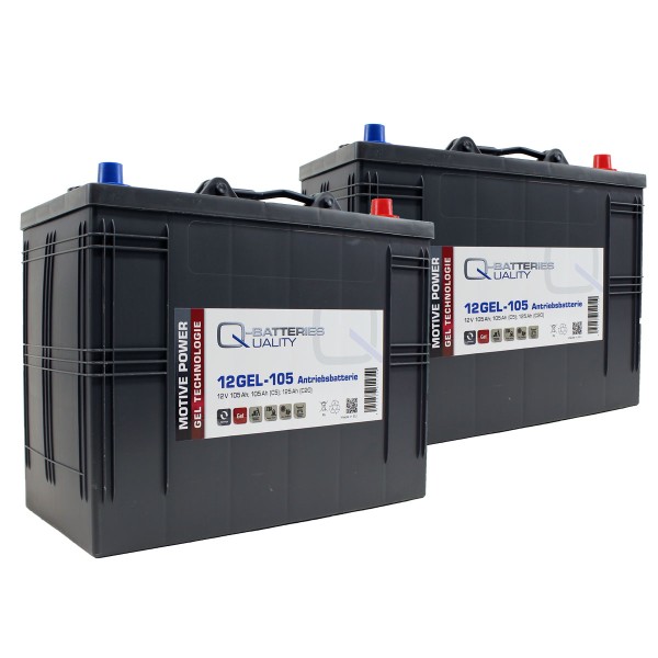 Q-Batteries 12GEL-105 GEL 24V 105Ah Gel