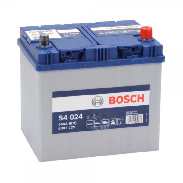 Bosch S4 024 12V 60Ah Zuur 0092S40240