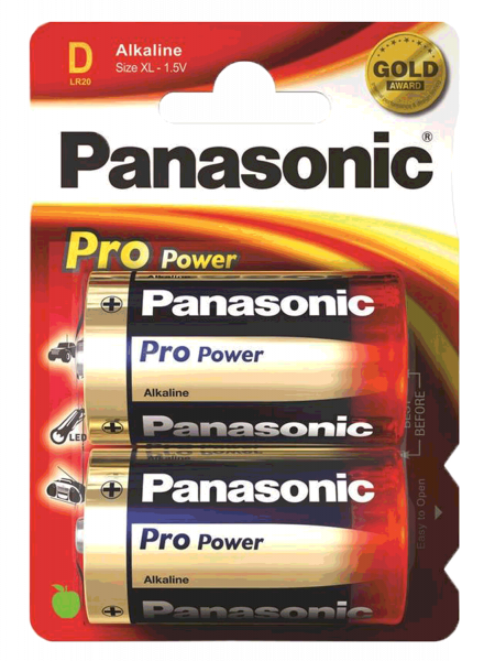 Panasonic D batterij LR20 2stuk(s) 1.5V