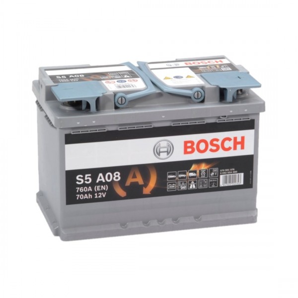 Bosch S5 A08 12V 70Ah AGM 0092S5A080