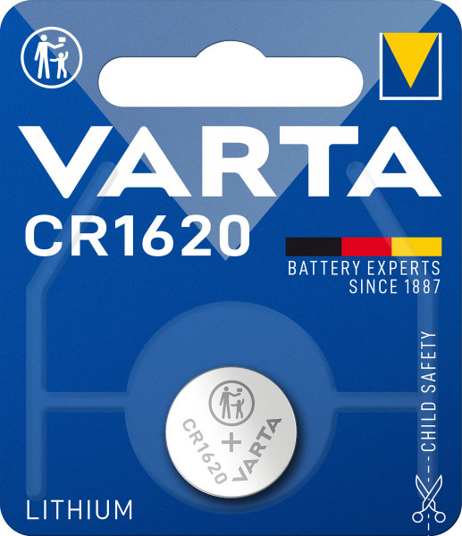 Varta Knoopcel batterij CR1620 1stuk(s) 3V 0.07Ah