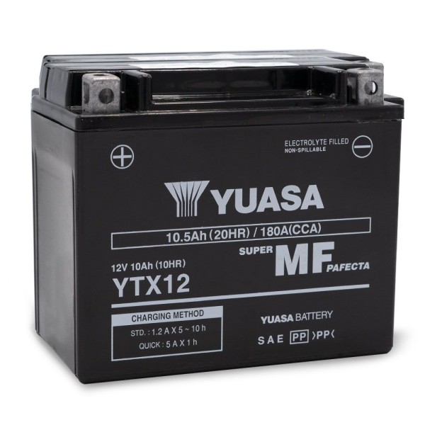 Yuasa YTX12 WC YTX 12V 10.5Ah AGM