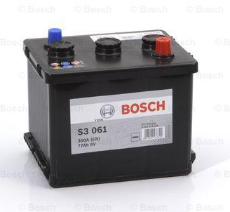 Bosch S3 061 6V 77Ah 360EN Zuur 077016036
