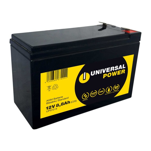 Universal Power UPS12-9 UPS 12V 8.8Ah AGM