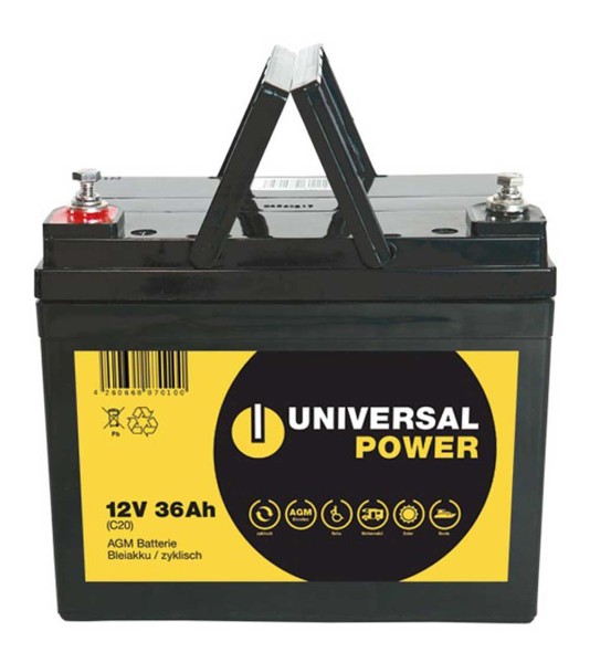 Universal Power UPC12-36 UPC 12V 36Ah AGM