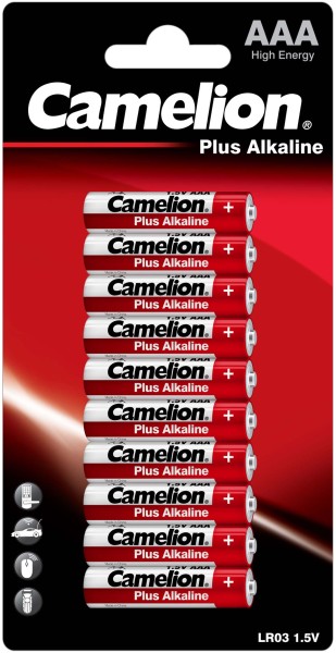 Camelion High Energy 1.5 1.25Ah Randapparatuur batterij LR03-BP10